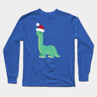 Santa dinosaur Long Sleeve T-Shirt